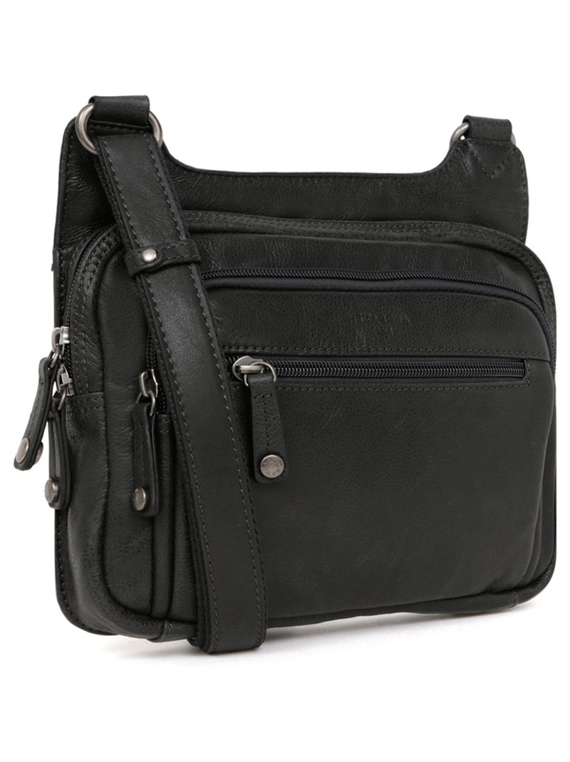 Reportero sac - cuero instinct hexagona Negro - Kiabi