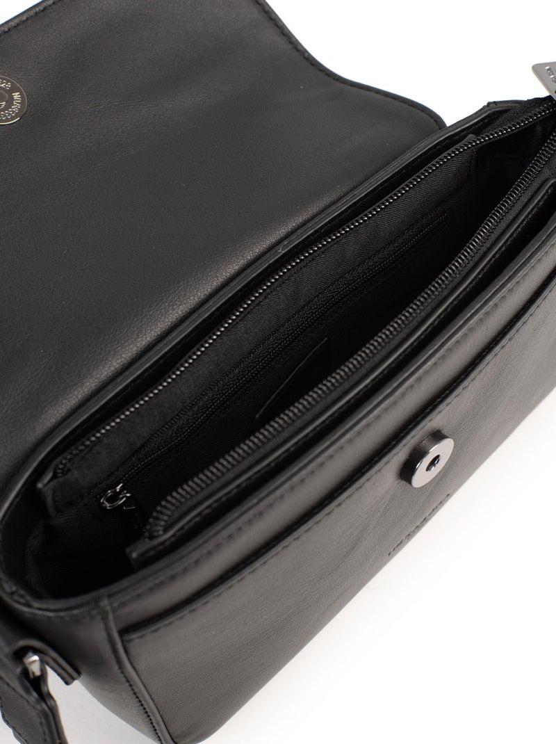 Reportero sac - cuero lény hexagona Negro - Kiabi