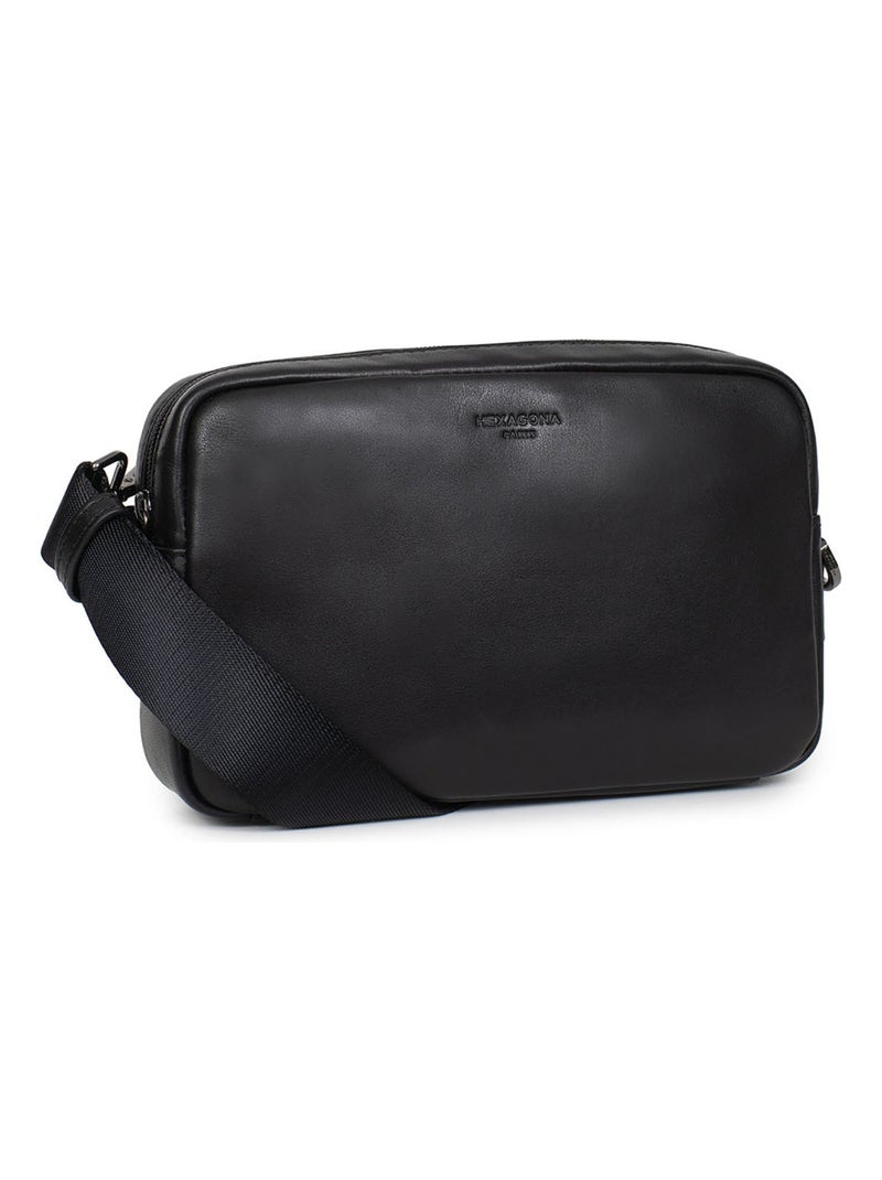 Reportero sac - cuero soft studio hexagona Negro - Kiabi
