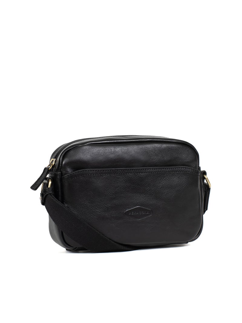 Reportero sac - cuero stuart hexagona Negro - Kiabi
