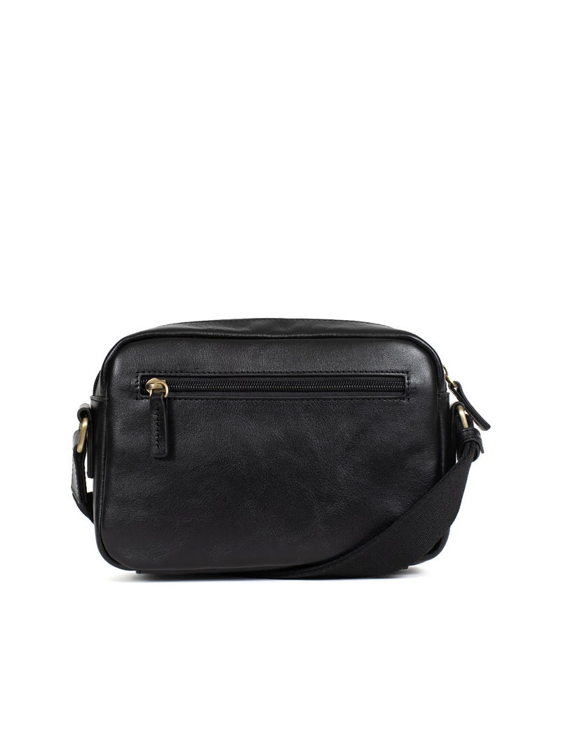 Reportero sac - cuero stuart hexagona Negro - Kiabi