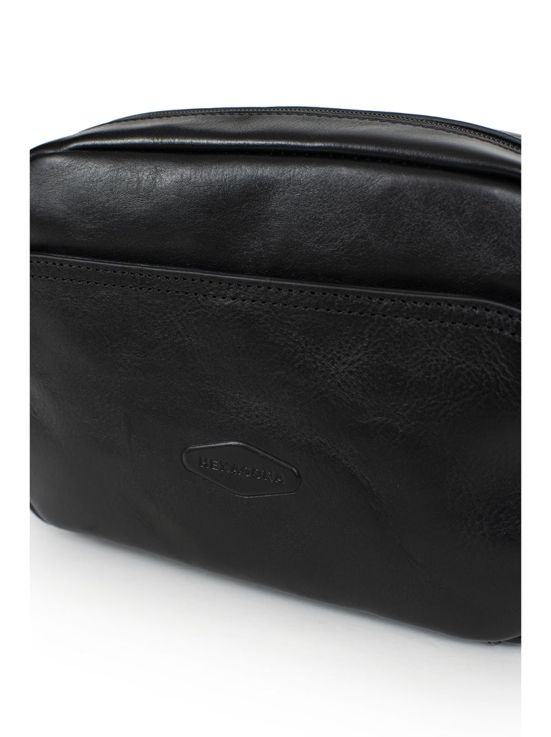 Reportero sac - cuero stuart hexagona Negro - Kiabi