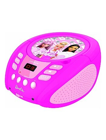 Reproductor de cd bluetooth barbie con efectos de luz