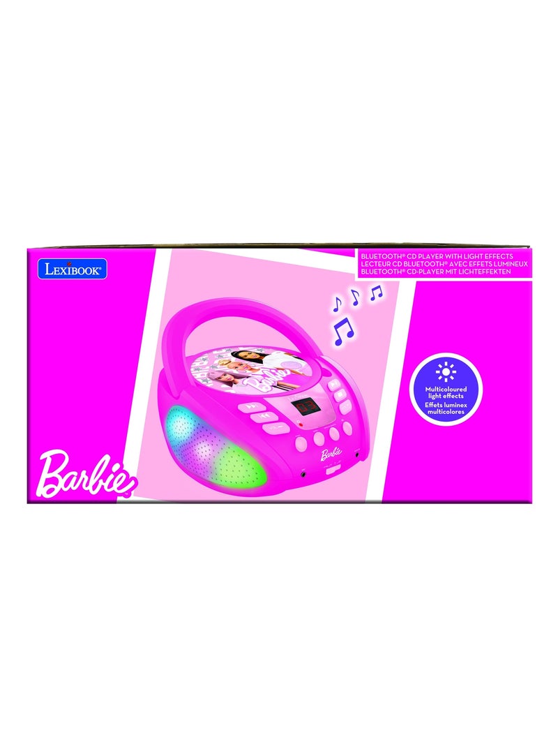 Reproductor de CD Bluetooth Barbie con efectos de luz Rosa - Kiabi