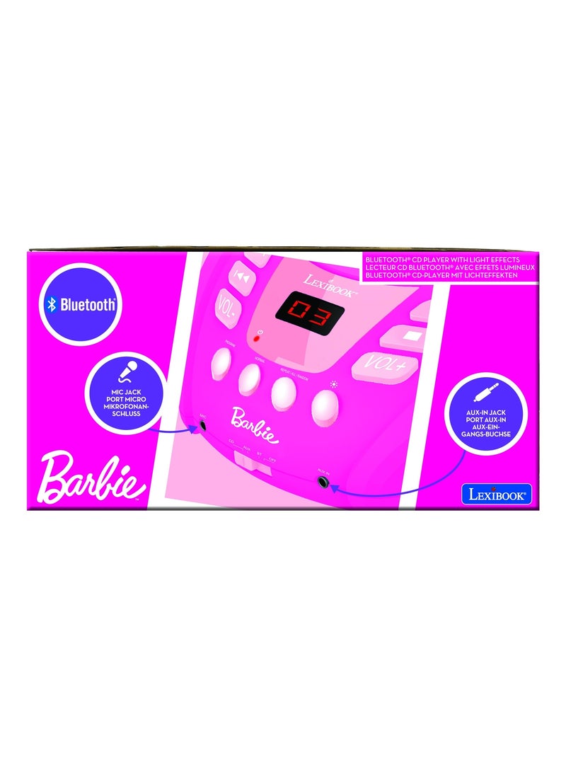 Reproductor de CD Bluetooth Barbie con efectos de luz Rosa - Kiabi