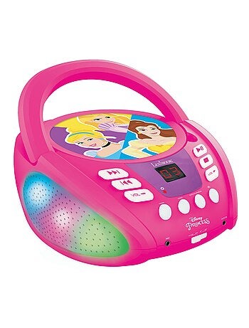 Reproductor de CD Bluetooth con luces Princesas Disney
