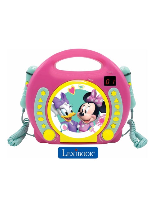 Reproductor de CD puertoátil Disney Minnie con 2 micrófonos Sing Along - Kiabi