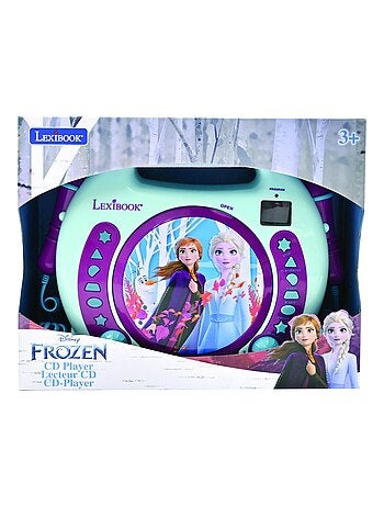 Reproductor de CD puertoátil Frozen con 2 micrófonos Sing Along