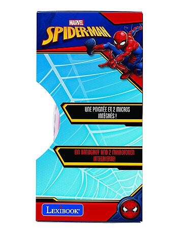 Reproductor de CD puertoátil SpiderMan con 2 micrófonos Sing Along