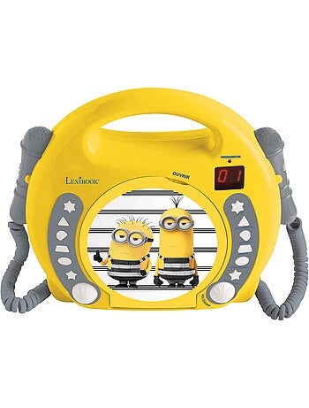 Reproductor de CD puerto?til de los Minions con 2 micr?fonos Sing Along