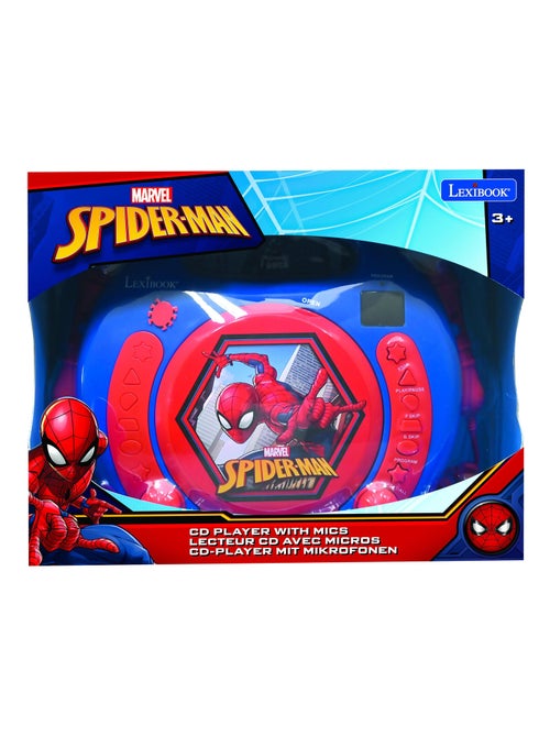 Reproductor de CD puerto?til SpiderMan con 2 micr?fonos Sing Along - Kiabi Reproductor de CD puerto?til SpiderMan con 2 micr?fonos Sing Along - Kiabi