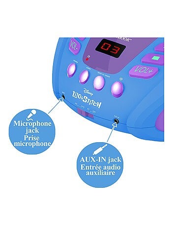 Reproductor de CD Stitch Bluetooth® con luces