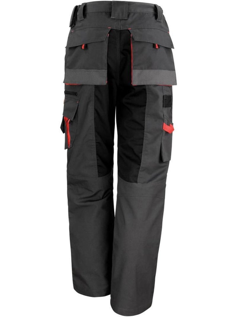 Result - Pantalones para trabajar Modelo Technical hombre caballero (Longitud pierna Regular 81cm) Gris medio - Kiabi