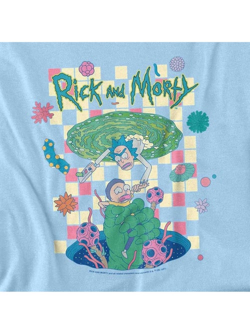 Rick And Morty - Camiseta Falling Portals para Adultos Unisex - Kiabi