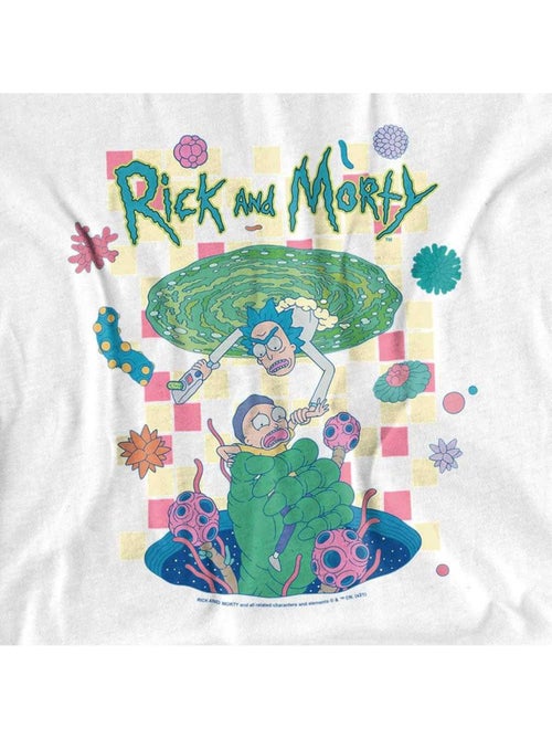 Rick And Morty - Camiseta Falling Portals para Adultos Unisex - Kiabi