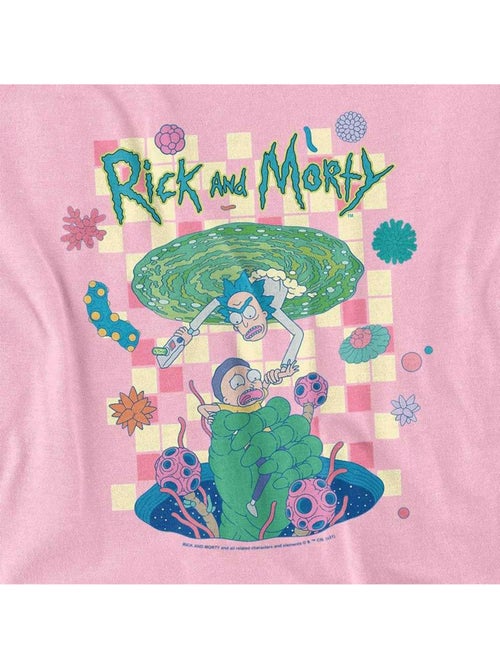 Rick And Morty - Camiseta Falling Portals para Adultos Unisex - Kiabi