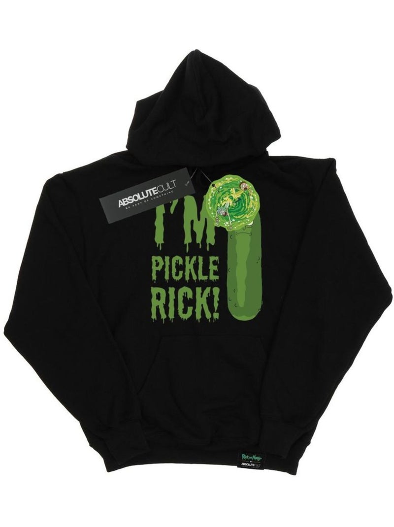 Rick And Morty - Sudadera I'm Pickle Rick para Hombre Negro - Kiabi