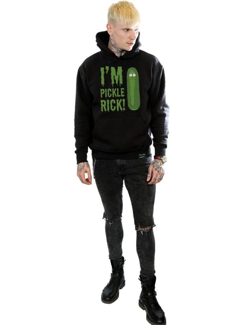 Rick And Morty - Sudadera I'm Pickle Rick para Hombre Negro - Kiabi
