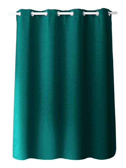 Rideau opaco con hilo negro y 8 ojales - Kiabi