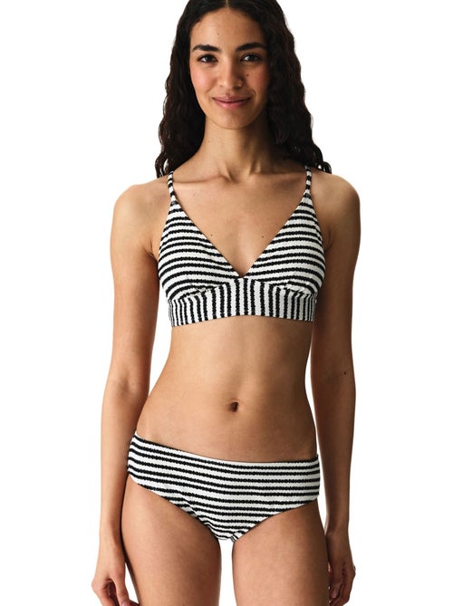 Ringel top de bikini bralette a rayas texturizado penti - Kiabi Ringel top de bikini bralette a rayas texturizado penti - Kiabi