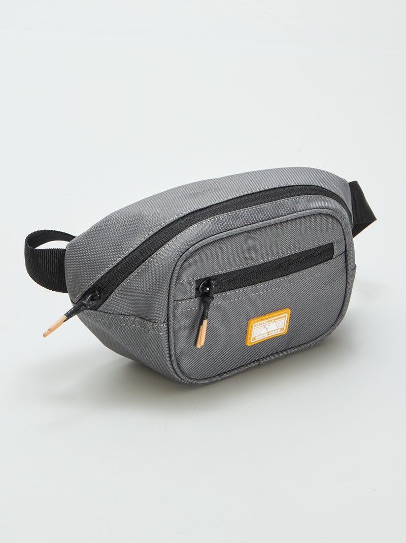 Riñonera con bandolera ajustable GRIS - Kiabi