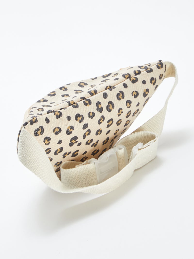 Riñonera con estampado BEIGE - Kiabi