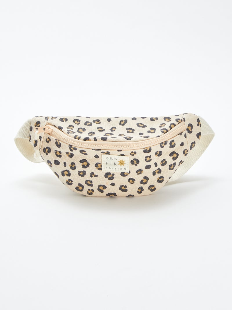 Riñonera con estampado BEIGE - Kiabi