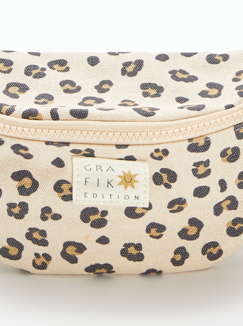 Riñonera con estampado BEIGE - Kiabi