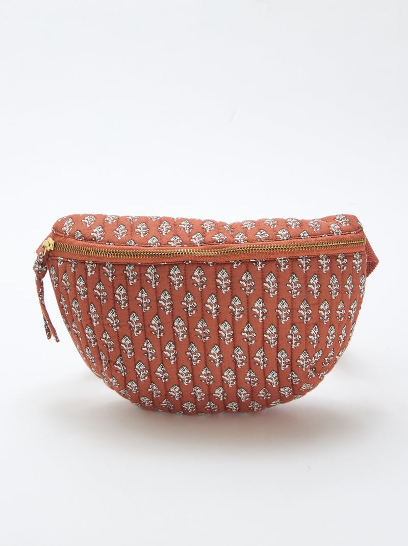 Riñonera con estampado fantasía Beige - Kiabi