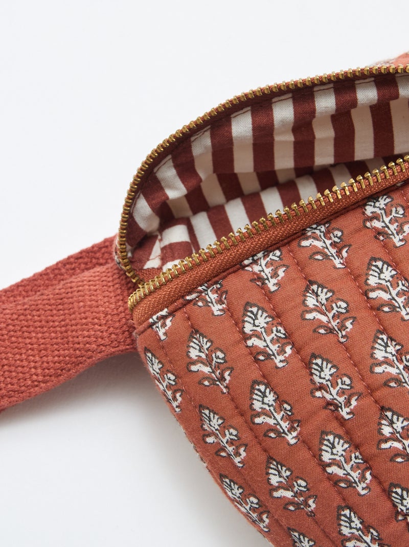 Riñonera con estampado fantasía Beige - Kiabi