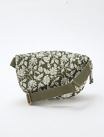 Riñonera con estampado fantasía