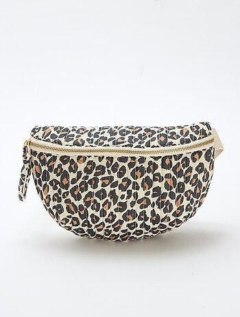 Riñonera con estampado fantasía