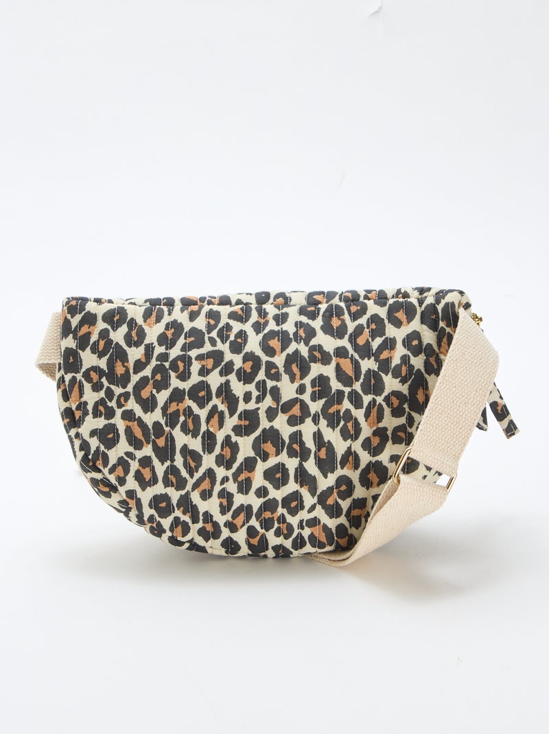 Riñonera con estampado fantasía Marron - Kiabi