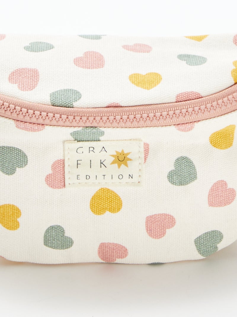 Riñonera con estampado ROSA - Kiabi