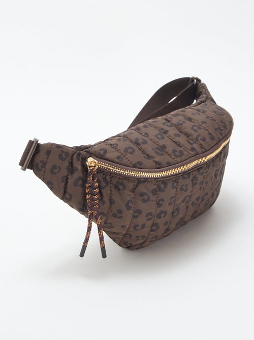 Riñonera con motivo de leopardo - Kiabi
