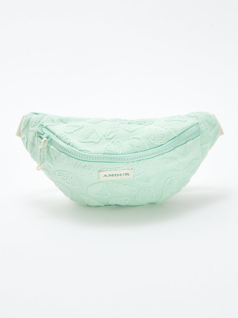 Riñonera con motivos VERDE - Kiabi