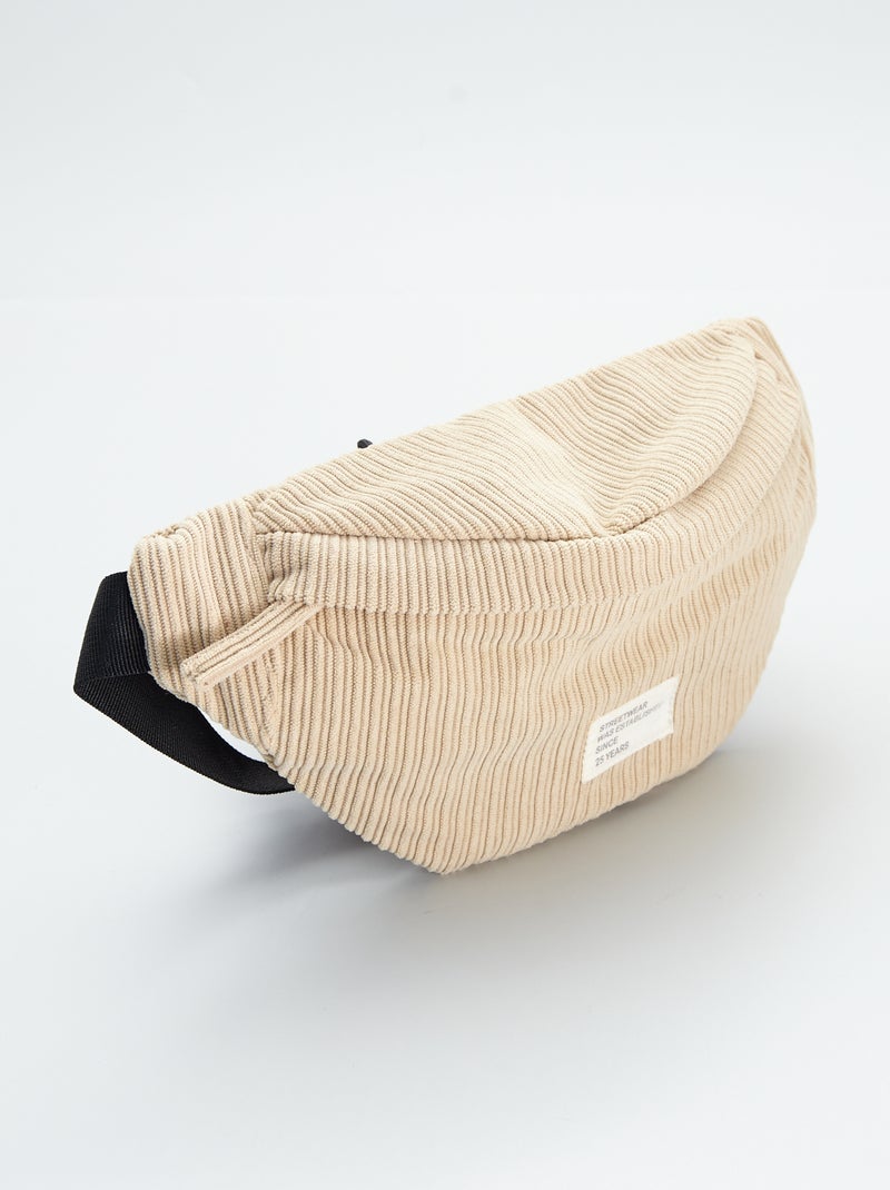 Riñonera de pana BEIGE - Kiabi