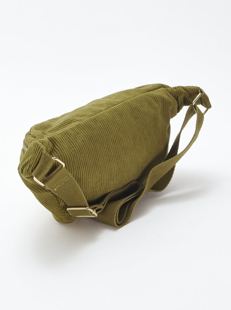 Riñonera de pana Kaki - Kiabi