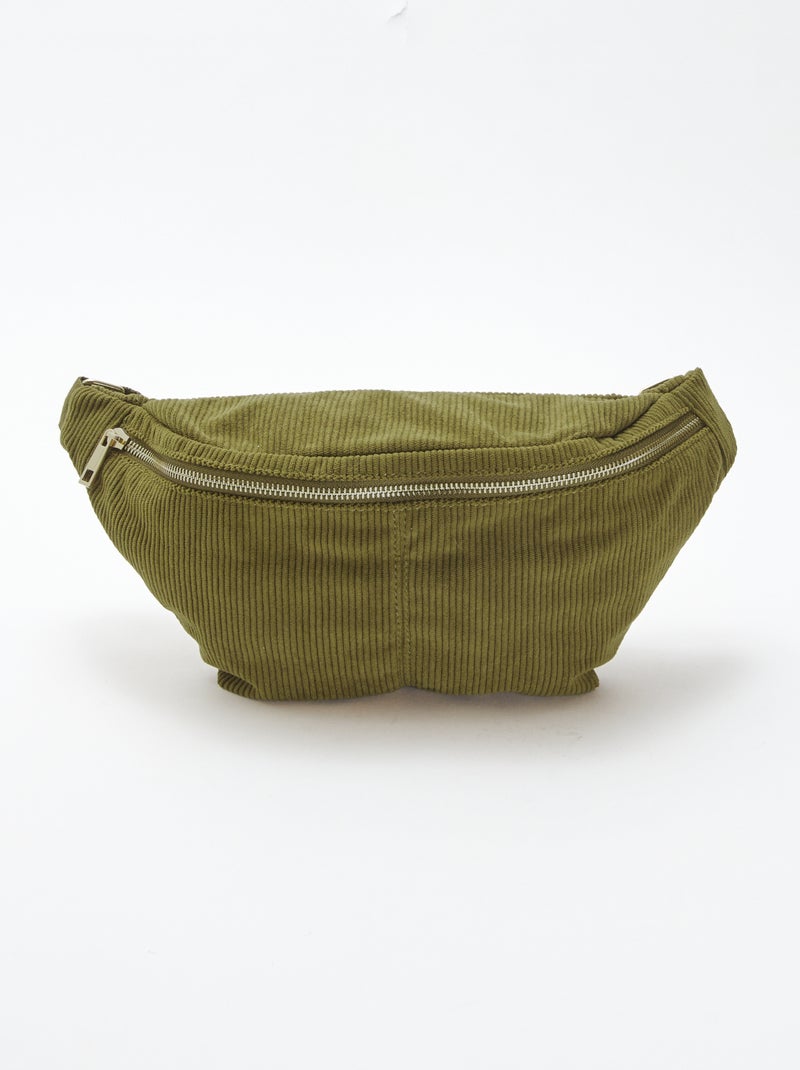 Riñonera de pana Kaki - Kiabi