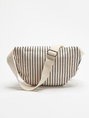 Riñonera de tela estampada
