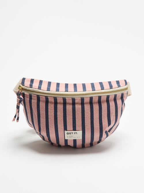 Riñonera de tela estampada - Kiabi