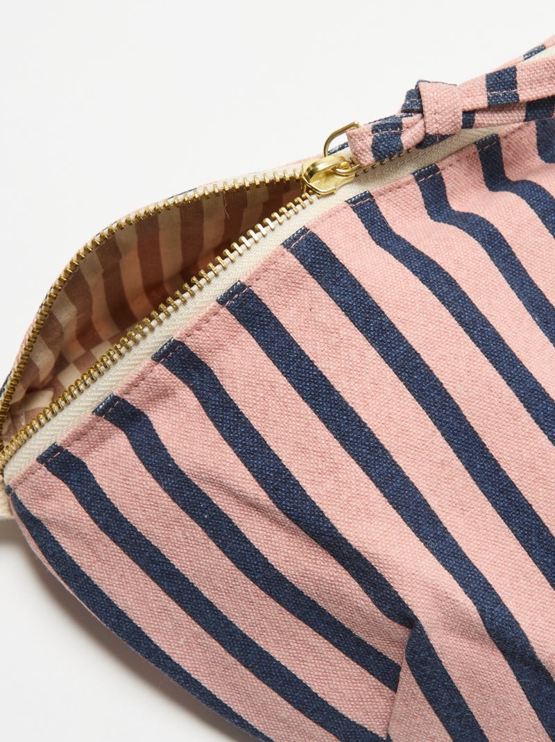 Riñonera de tela estampada Rosa - Kiabi