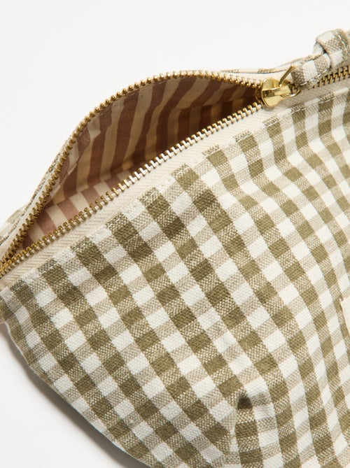 Riñonera de tela estampada - Kiabi