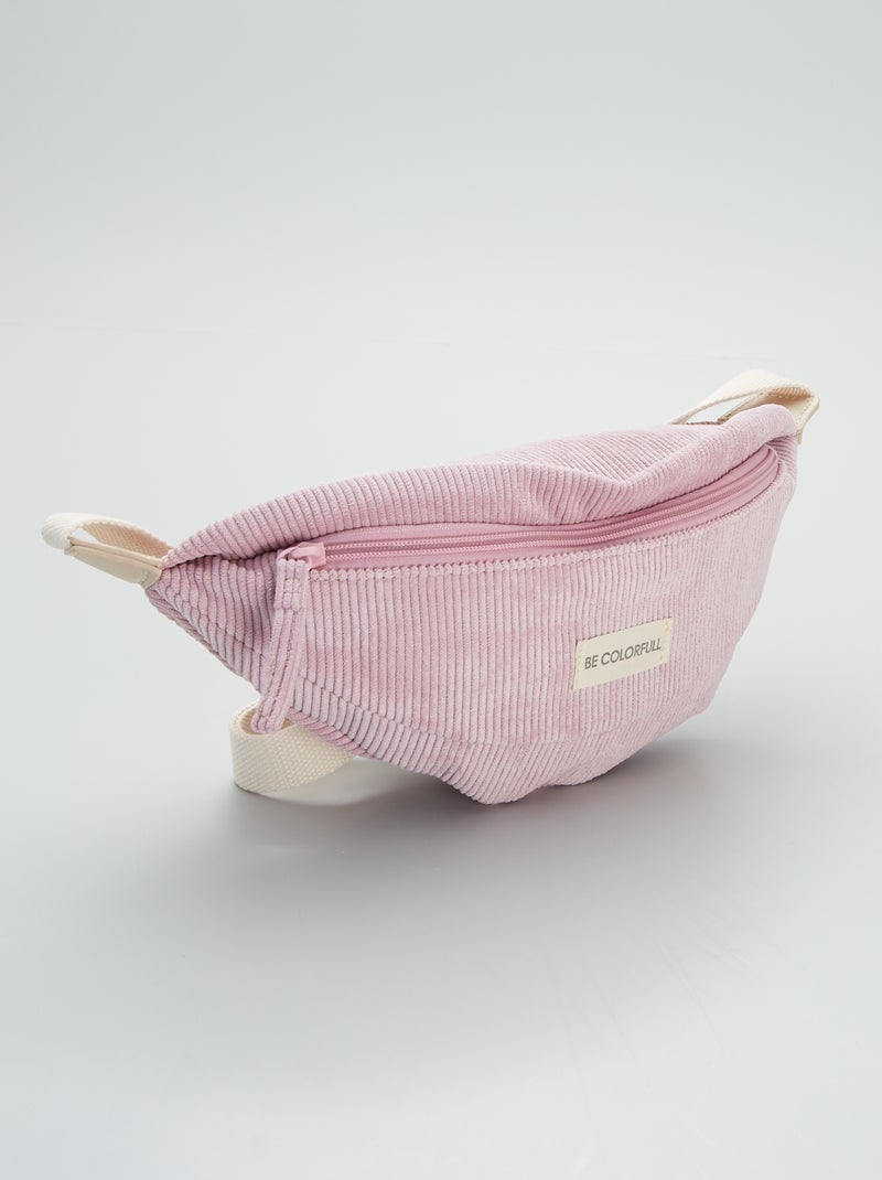 Riñonera de 'terciopelo' ROSA - Kiabi