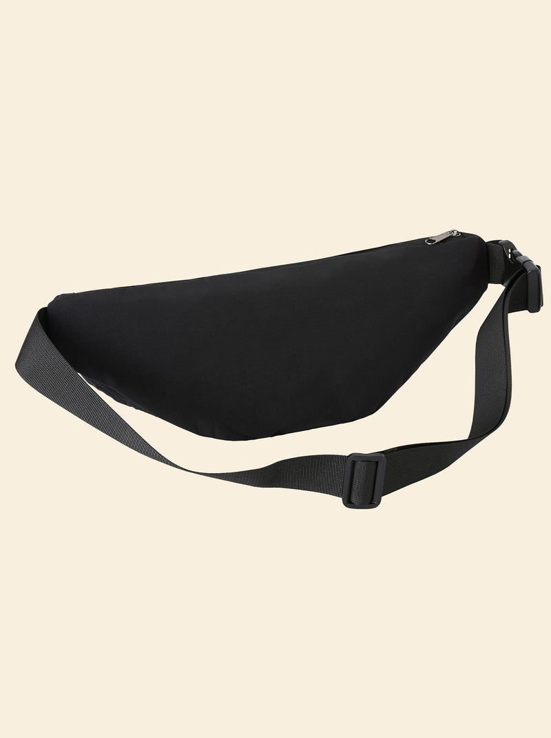 Riñonera deportiva (ekstract) con bolsillos exteriores e interiores 15x40 cm Negro - Kiabi