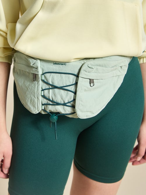 Riñonera deportiva (ekstract) con bolsillos exteriores e interiores 15x40 cm - Kiabi