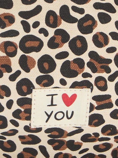 Riñonera estampada de leopardo 'Agathe Sorlet x Kiabi' - San Valentín - Kiabi