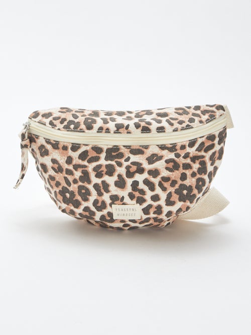 Riñonera grande con etiqueta cosida - Kiabi