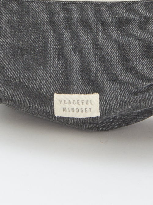 Riñonera grande con etiqueta cosida - Kiabi