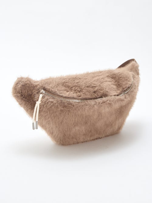 Riñonera grande de imitación de piel - Kiabi